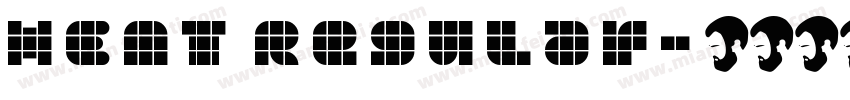 HEAT Regular字体转换
